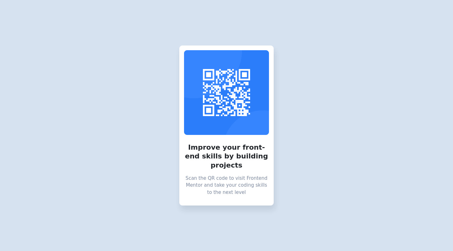 Frontend Mentor | Frontend Mentor - QR code component coding challenge ...