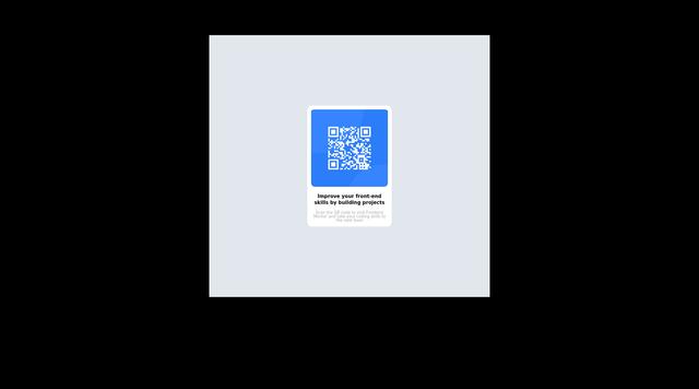 Frontend Mentor | QR code using CSS coding challenge solution