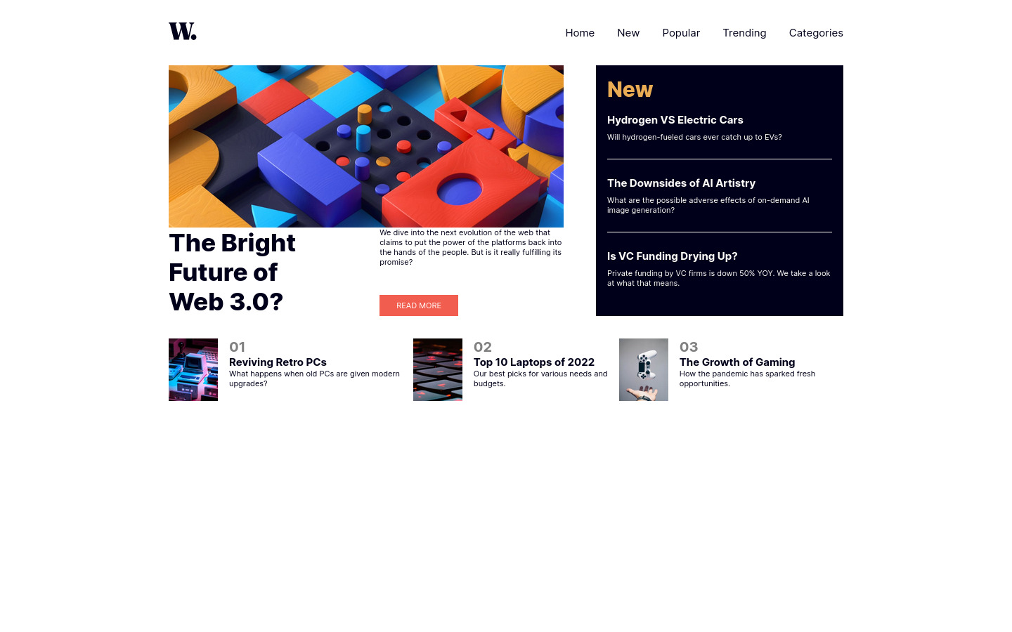 Frontend Mentor | Responsive Webpage using HTML, CSS and JavaScript ...