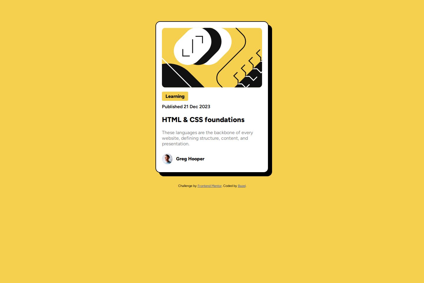 Frontend Mentor | Blog Preview Card coding challenge solution