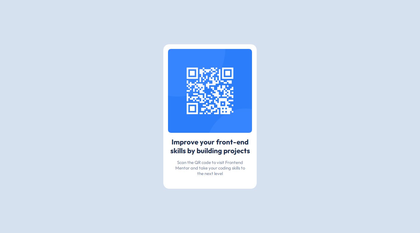 Frontend Mentor | QR Code Card coding challenge solution