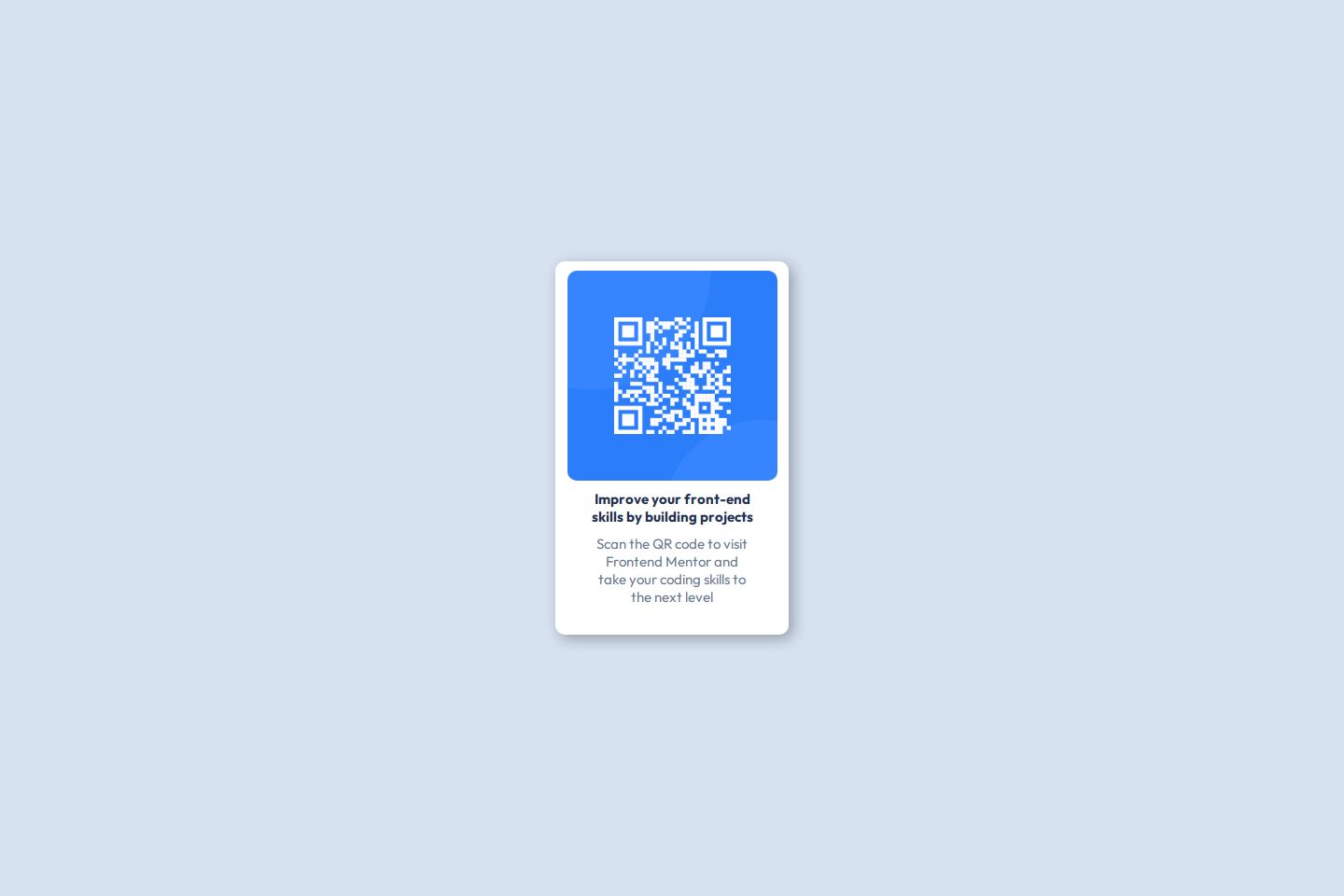 Frontend Mentor | QR code component coding challenge solution