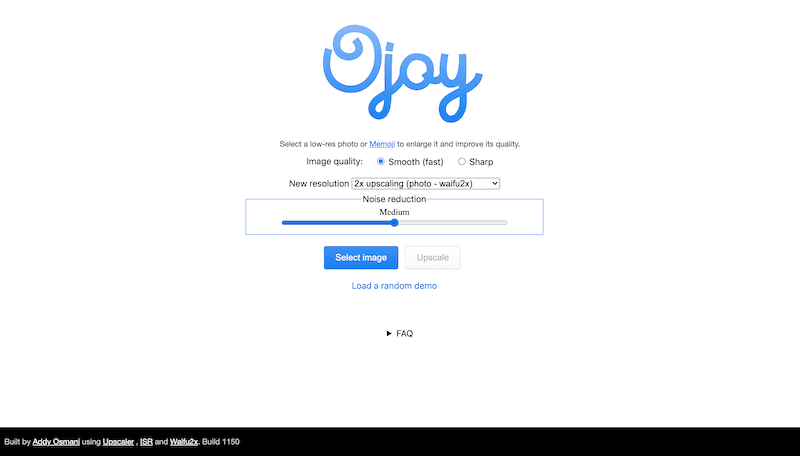 Screenshot for the Ojoy website