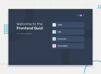 Desktop design screenshot for the Frontend Quiz app coding challenge