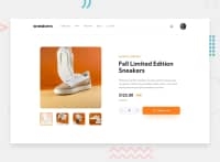 Desktop design screenshot for the E-commerce product page coding challenge