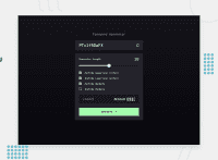 Desktop design screenshot for the Password generator app coding challenge