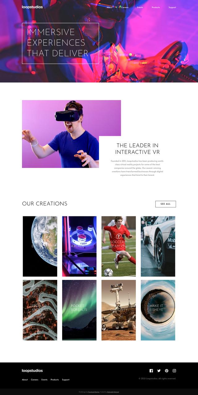 Frontend Mentor | Responsive Landing page using HTML, CSS, and JS ...