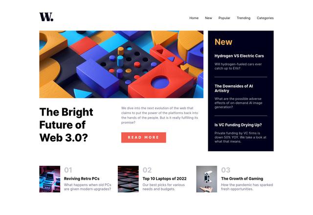 Frontend Mentor | Responsive landing page using just html css ...