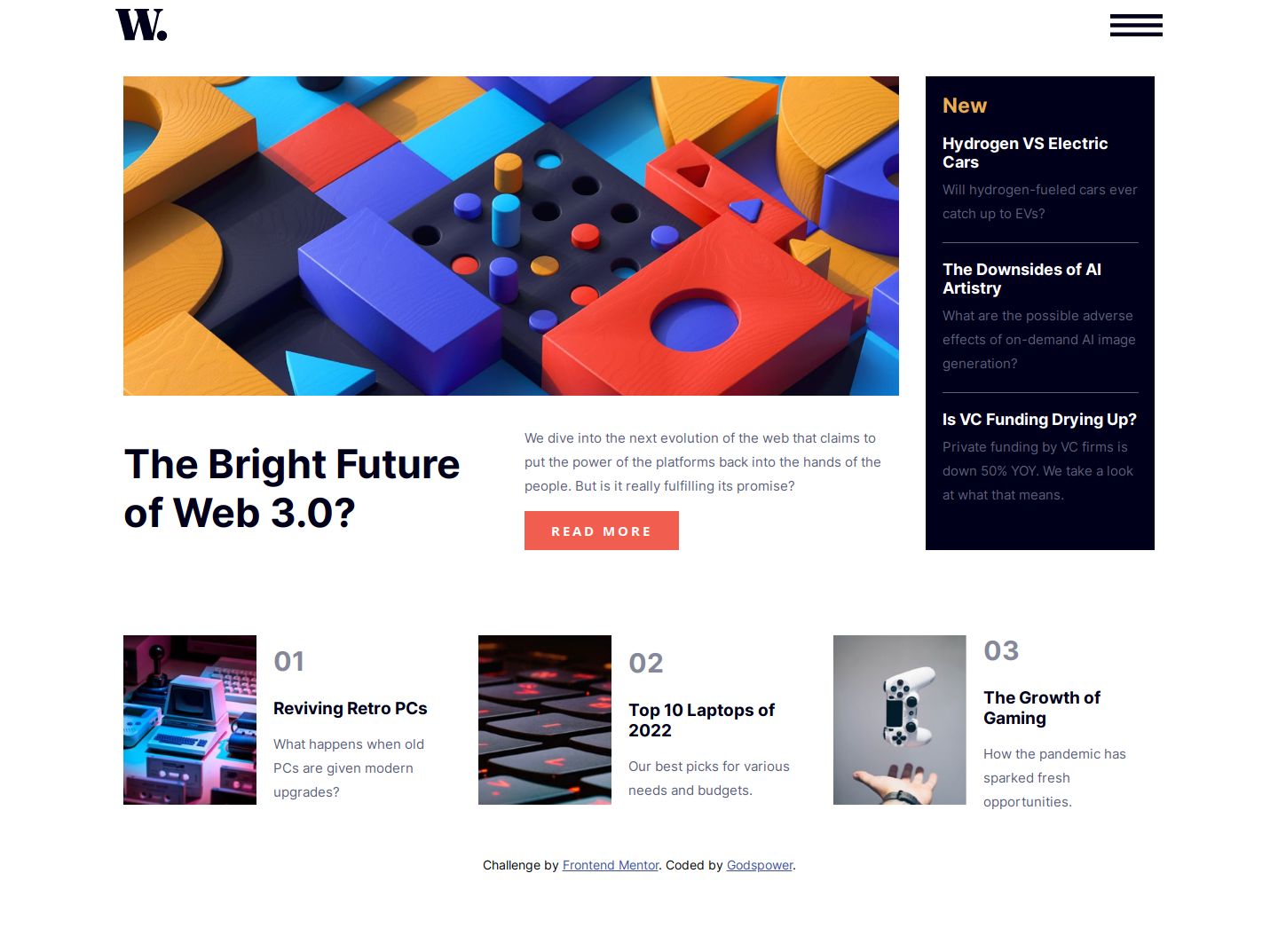 Frontend Mentor | responsive landing page using CSS grid, flex-box and ...