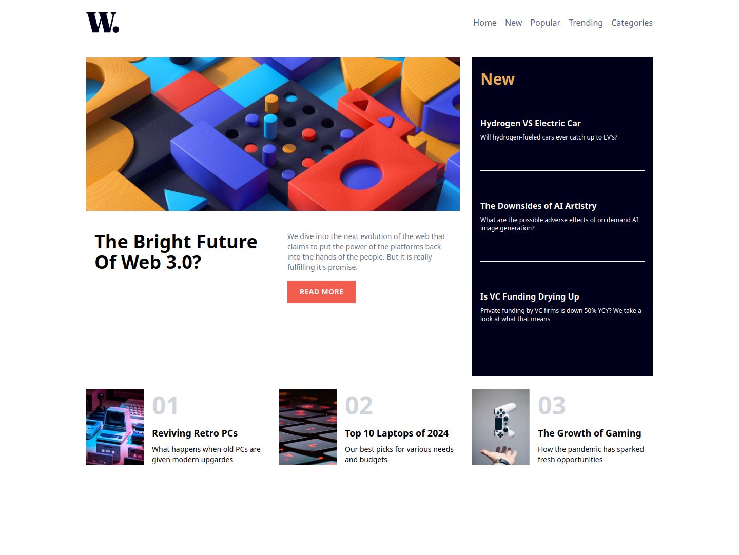 Frontend Mentor | Responsive Newspage using CSS and HTML coding ...